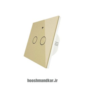 کلید لمسی هوشمند دو پل MOES مدل WIFI+RF